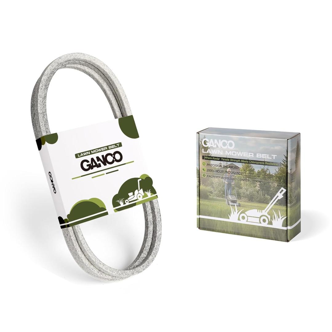 GANCO 587686701 Mower Deck Belt Replace Husqvarna 532196103 582558001, 5/8 Inch x 147 1/2 Inch Mower Belt Compatible with Craftsman Poulan 54" Deck Husqvarna Z248F with 48" Deck