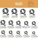 140PCS 6-25mm 14 Sizes Spring Band Hose Clamps with Swivel Flat Hose Clamp Plier, Constant Tension Hose Clamp Assortment Kit DD037