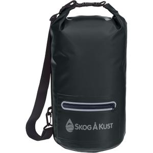 Skog  Kust DrySak - Roll Top Waterproof Bag for Travel & Outdoors - 5, 10 & 20 Liter sizes (Black)
