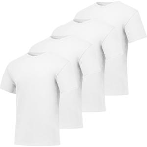 Hanes Men's Essentials Tshirt 4 and 6 Packs, ComfortSoft Tee, Cotton Shirt for Men (X-Large)
