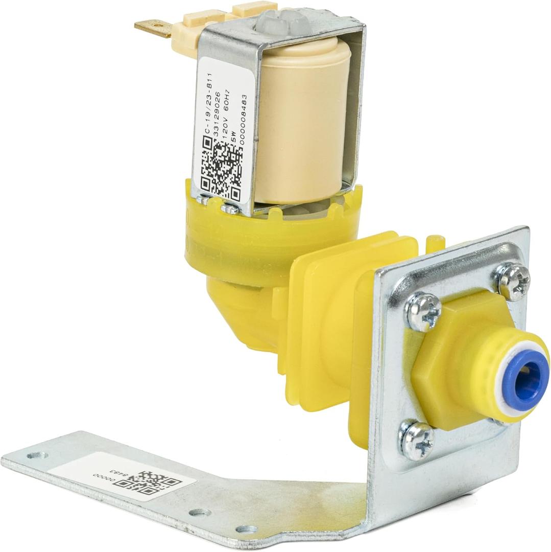 [2026 UPGRADED] BlueStars 000009120 000008483 Water Inlet Valve for Manitowoc Ice Machine models SY0454A ID0302A ID0303W ID0523W - Replaces 00009120 00008487 00008483 33129026