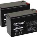 ExpertPower Standard 12V 7AH Rechargeable SLA Battery, (EXP1270-2)