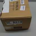 SIDUCAL Rustic Ceramic Farmhouse Flower Vase with 2 Handles, Terracotta Vase, Decorative Pottery Flower for Home Decor, Table, Wedding, Living Room, Shelf Decor, 7.3 Inch, Black Bronze