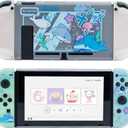 GeekShare Protective Case Slim Cover Case Compatible with Switch Only - Shock-Absorption and Anti-Scratch Cover Skin for Switch - Shark Party (for Switch 2017)