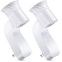 Hohean 2 Pack Wall Fragrance Plug in Compatible with Bath and Body Works WallFlower Refills, ETL Certified, Rotatable, Precise Scent Adjustable Fragrance Control Diffuser Plug for Home, Office (White)
