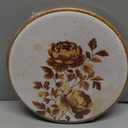 Neutral Vintage Floral Round Wall Art