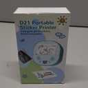 Sticker Printer, PrintPods Mini Printer, Bluetooth Portabel Sticker Maker with 3 Rolls Paper, Print Pod Inkless Thermal Printer for iPhone, Impresora Porttil for Notes, Journal, DIY, Kids Gift