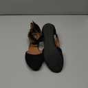 Lovmark Womens Cross Over Ankle Strappy Buckle Closed Toe Ballet
 Size 8