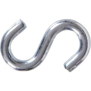 Hardware Essentials 320240 (1/4-inch x 2-inch) 50 Pack S-Hooks, 1/4 Inch x 2 Inch, Zinc-P