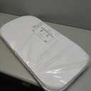 Colgate Mattress Cradle & Bassinet Mattress - GREENGUARD Gold Certified, Reversible Bassinet Pad with 2 Thickness, Wrapped in Waterproof Quilted Cover - 15 X 30 X 2 White