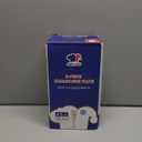 JOLLY CHEF 36 Count Plastic Champagne Flutes 4.5 oz Gold Rim Clear Disposable Toasting Glasses