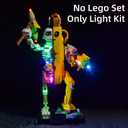 LED Lighting Set for Lego Fortnite Peely Bone 77072 Light kit Building Model(NOT Included The Model Set, Only Light kit)