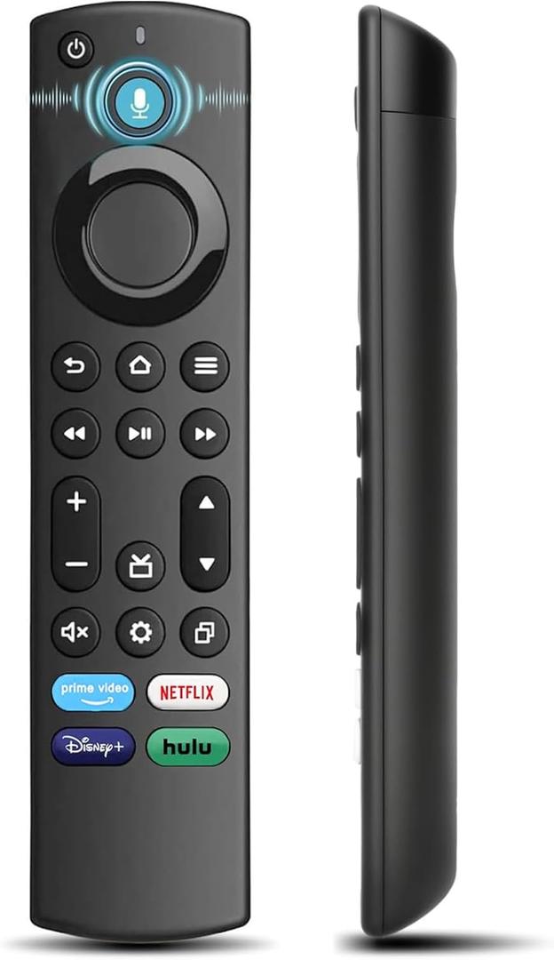 Replacement for Amazon Fire TV Alexa Voice Remote, Universal TV Remote Compatible with Insignia, Toshiba, Amazon Fire Smart TV