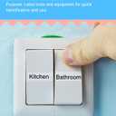 Replacement for Dymo Letratag Label Maker Refills Clear 1/2'' x 13' Letratag Label Maker Tape Black on Clear, LT 16952 Transparent Plastic Tape Work for Dymo Letratag LT-100T LT-100H QX50, 6 Packs