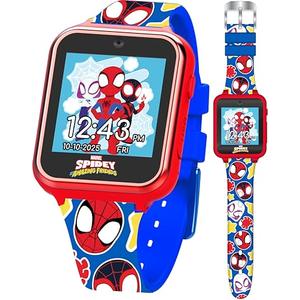 Marvel Spidey and His Amazing Friends Interactive Kids Smart Watch with Camera Games Voice Recorder Calculator Pedometer Colorful Silicone Strap Fits Wrists 5.5" to 8"