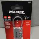 Master Lock 4688D Set Your Own Combination TSA Approved Luggage Lock, 1 Pack, Silver