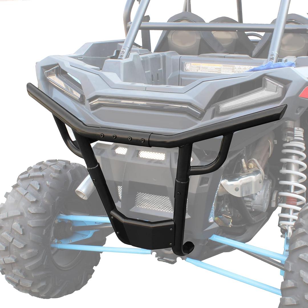 Rear Desert Bumper for RZR XP/XP4 1000 19-23, Heavy Duty Steel Tail End Bumper Guard for Polaris RZR Trail 2021-2024 Accessories, Replace #2884020