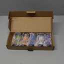 Sand Timer, Sand Timers Colorful 1/3/5/10/15/30 Minutes Sandglass Timer with Protective Cover for Classroom Home Office Cooking (Pack of 5) Multicolor