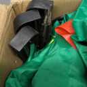 Alupssuc 10FT Inflatable Christmas Tree Decorations Outdoor with Built-in LEDs Lights, Blow Up Santa Claus Tree with 4 Gift Boxes Outside/Indoor Xmas for Yard, Garden, Lawn, Party, Holiday Decor