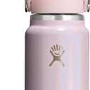 Hydro Flask Micro Bottle - Leak Proof Purse or Pocket Flask - Insulated Mini Water Bottle 6.7 Oz Glimmer Pink