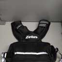 ZELUS Weighted Vest for Men and Women, Adjustable Body Weight Vest Exercise Set for Workouts, 11-20lb with 6 Ironsand Weights for Cardio Strength Training Walking Jogging（Dark Black）