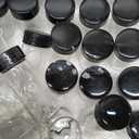 Juvale Clear Glass Empty Sample Bottles (0.7 Oz, 50 Pack) - Little Jars with Lids