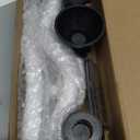 COOLWUFAN Christmas Window Candles, 3 Pcs Flameless Taper Candles with Remote Timer, Battery Operated Dripless LED Flickering 3D Flame, Holiday Decor for Home, Party (Black Base)