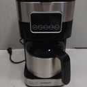 SHARDOR Programmable Coffee Maker with Thermal Carafe, Drip Coffee Machine with Timer, 8-Cup Coffee Pot with Pause & Serve, Regular & Strong Brew, Auto Shut Off, Touch-Screen, Black & Stainless Steel