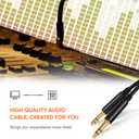 CableCreation 1/4'' TRS Cable 15FT*2, Pro Grade Instrument Guitar Cable,1/4 Inch 6.35mm Balanced Stereo Audio Cord for Bass,Keyboard,AMP,Speaker,Mixer,Studio Monitors,Yamaha Speaker/Receiver