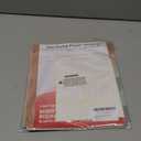 6 Tabs Binder Dividers with Pockets, Binder Dividers with Tabs for 3 Ring Binder Letter Size, Durable Plastic Binder Organizer, Vintage, 1 Set (Pink)