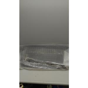 7422439492455 Compatible With 2009-2012 Audi A4 B8 Glossy Black RS-Honeycomb Mesh Front Bumper Grill Grille With Emblem Base