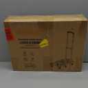 Folding Hand Truck 500lbs, Portable Heavy Duty Dolly Cart, 6 Wheels Collapsible Luggage Cart with 2 Elastic Ropes - Compact Trolley Cart for Easy Moving - Ideal Hand Cart for Travel and More (17, Blue)