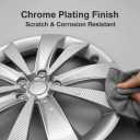 Hubcap for Subaru Impreza 2017-2023, 1:1 16“ Wheel Cover Replacement for 28811FL010 28811FL02A, High-Retention Secure Snap-on Rim Cover Accessories (Silvery, 1PC Aftermarket Part)