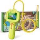 Rechargeable Kids Borescope Snake Camera Toy with Light: STEM Science Educational Birthday Gift Ideas for 4 5 6 7 8 9 10 Years Old Boys Girls Outdoor Nature Exploration Activities/Games (PALE GREEN)