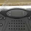Vibration Plate Exercise Machine, 130 Levels Full Body Workout Vibrating Plate for Lymphatic Drainage Weight Loss, 450 Lbs Capacity Shake Platform with Resistance Bands Bluetooth for Women Men (Black)
