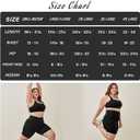 TNNZEET 2 Pack Plus Size Biker Shorts for Women - 8" Black High Waisted Tummy Control Spandex Workout Shorts (Black, XXXL)
