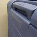 Traveler's Choice Pagosa Hardshell Expandable Luggage with Spinner Wheels, Navy, 26-Inch Medium