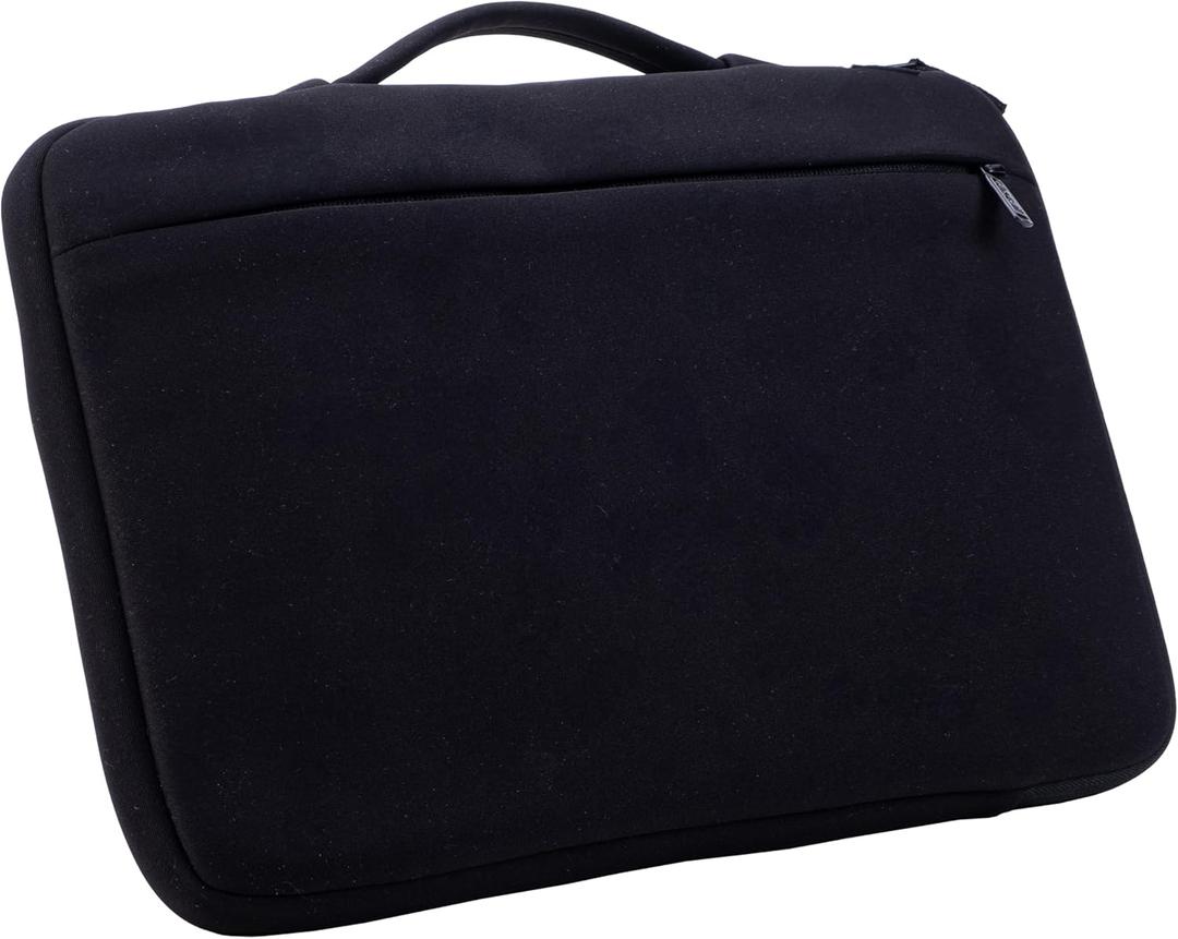 Case-it 6 Pack Neoprene Padded Laptop Sleeve | Holds Up to 13 Inch Laptop/Tablet | Easy Handle to Carry | External Zipper Pocket | Laptop Protector | LAP-514-NEO-C Black