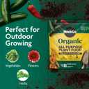 Miracle-Gro Organic All Purpose Plant Food - Garden Fertilizer for Outdoor Vegetables, Flowers, Container and In-Ground Plants, Feeds up to 3 Months, OMRI Listed, 3 lb. (BBD 06/26/26)