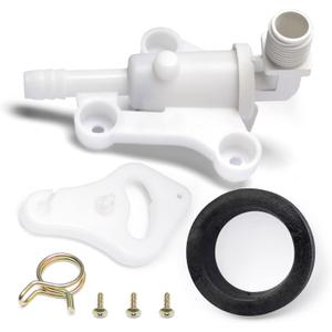 34100 Toilet Water Assembly Valve Kit Compatible with Thetford Aqua-Magic RV Camper Toilets Style Lite and Style Plus Parts