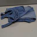 Milumia Women's Denim Halter Top Tie Backless Button Front Slim Fit Vests (Medium, Medium Blue)