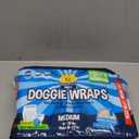 Bodhi Dog Disposable Male Dog Diapers - Super Absorbent, Leak-Proof Pee Wraps - Adjustable Fit, Comfortable Design, Advanced Moisture Control, and Wetness Indicator - Medium (20 Count)