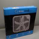 Genesis 20" Box Fan, 3 Settings, Max Cooling Technology, Carry Handle, White (G20BOX-WHT)