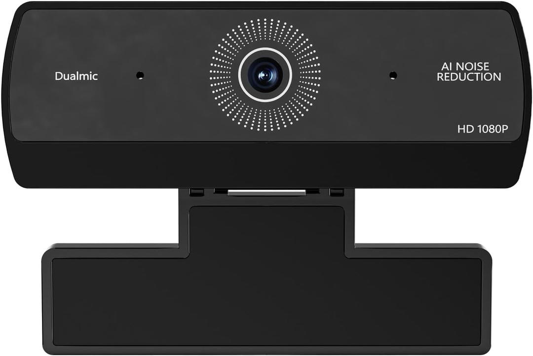 Webcam for PC,HD 1080P USB Plug-and-Play Computer Web Camera, HighDefinition Webcam for Desktop Laptop,Ideal for Online Class, Video ConferenceLive Streaming & Gaming