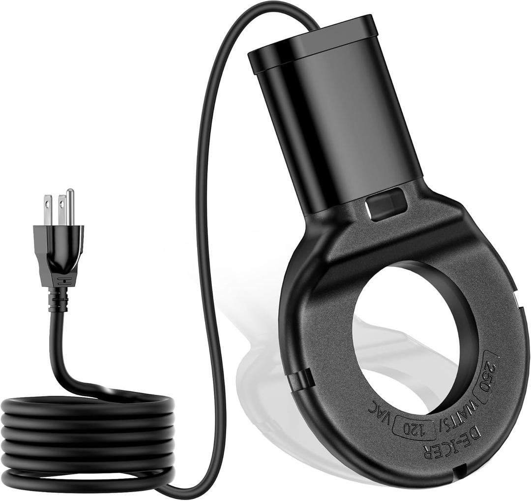 250 Watt Utility De-Icer Submergible Cast Aluminum Chicken Water Heater for Livestock Tank Heater Winter Bird Bath Heater (1, Black)