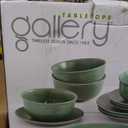 Gallery Madison Dinnerware Set, 12 pc, Green