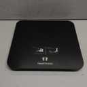 Digital Bathroom Scale for Body Weight: High-Precision 4-Sensor Accuracy, LED Display, 400lb/180kg Capacity, Safe Rounded Corners, Batteries Included (Black)