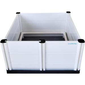 Whelping Box for Dogs & Puppies Premium 36" Modular Design with Easy-Open Door, Pig Rails, Oxford Floor Liner & Washable Pee Pad Indoor/Outdoor, Easy-Clean & Durable