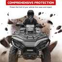 Front Bumper for Polaris Sportsman, Heavy-Duty Steel Upper Brush Guard Bumper Protector Trail Brushguard for Polaris Sportsman 570 450 2021-2025 Accessories (Replace #2884844)