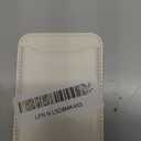 TopMade Phone Card Holder, Premium Leather Phone Wallet Stick on, Stronger 3M Adhesive Credit Card Holder for Back of Phone Case, iPhone, Samsung, and Android, RFID Blocking, Fit 4 Cards, Milky White